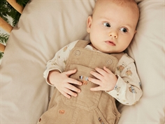 Name It weathered teak teddy overalls
